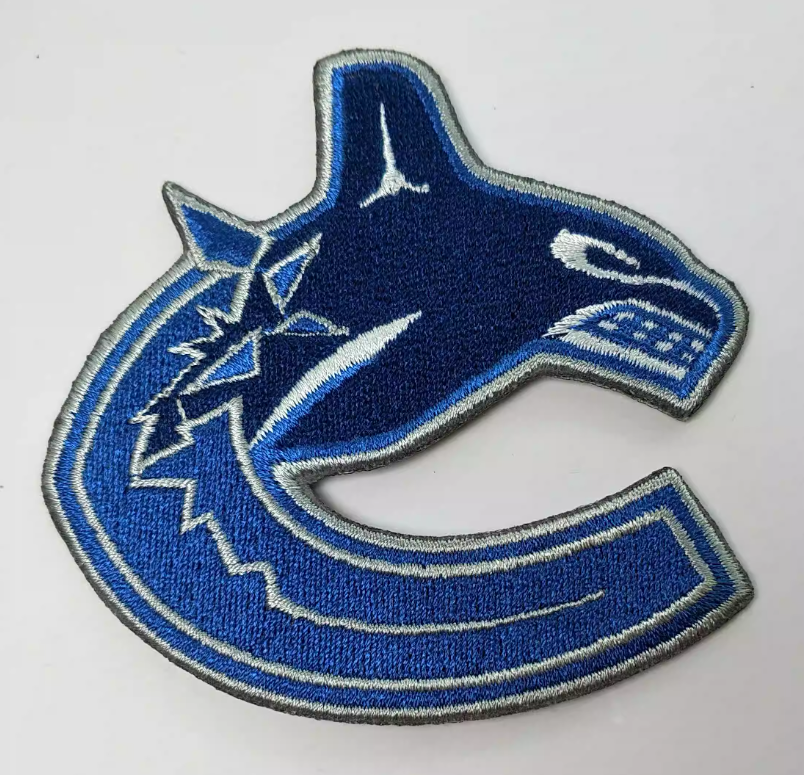 Vancouver Canucks Logo Iron on Patch 7.6cmx8cm